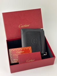 Must Vertical Multi Compartment Wallet in Black