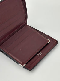 Must Vertical Multi Compartment Wallet in Black