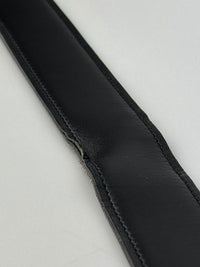 H Buckle Belt 32mm Reversible in Gold Togo / Black Box Size 110