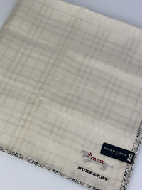 Embellished Large Handkerchief in Off White 58cm