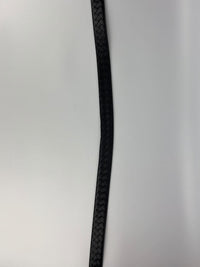 Intrecciato Leather Belt 32mm in Black Size 105cm