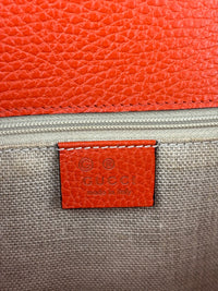 510303 Dollar Calfskin Interlocking G Orange Medium