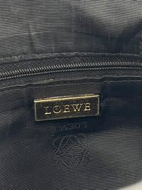 Vintage Black Leather Camera Crossbody Bag