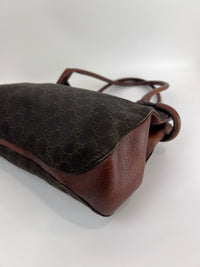 Chocolate GG Canvas Horsebit Shoulder Bag (Tom Ford Era)