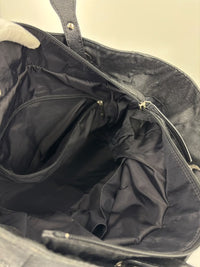 Paris-Biarritz Tote Black Quilted Nylon