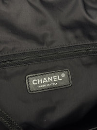 Paris-Biarritz Tote Black Quilted Nylon