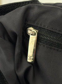 Paris-Biarritz Tote Black Quilted Nylon