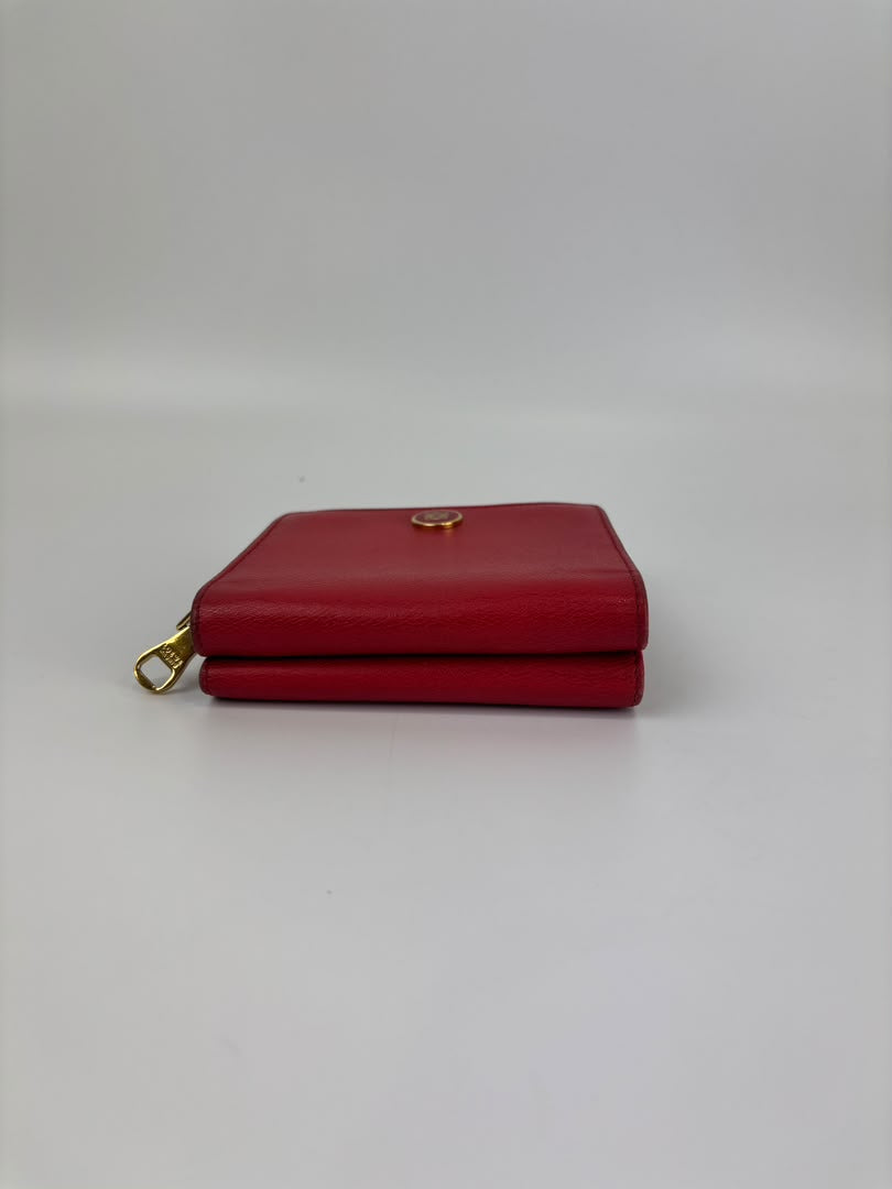 Vintage Anagram Bifold Leather Wallet