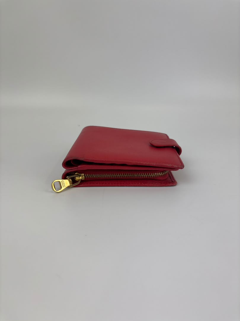 Vintage Anagram Bifold Leather Wallet