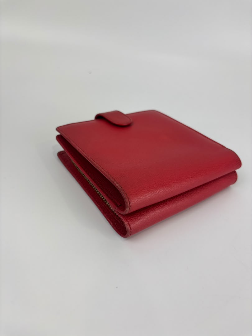 Vintage Anagram Bifold Leather Wallet