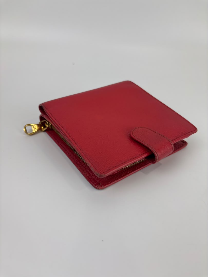 Vintage Anagram Bifold Leather Wallet