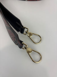 BN1568 Black Soft Calf Leather With Train Station Luggage Tag