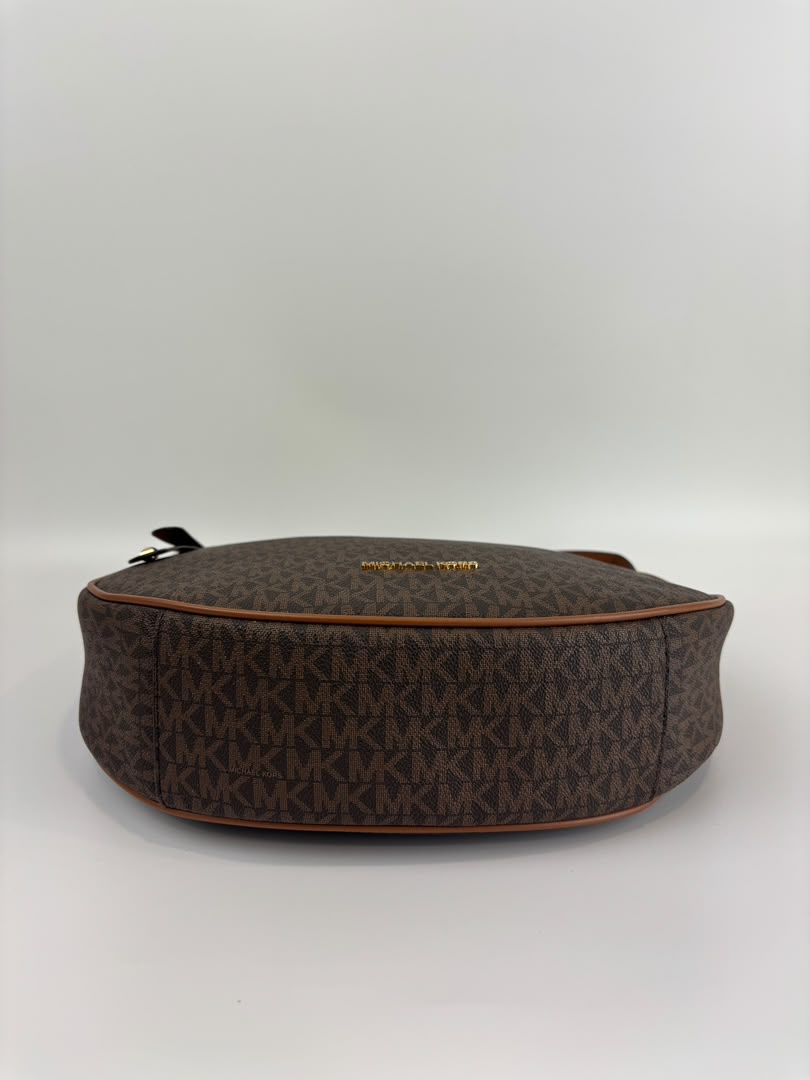 Dover Brown Large Half Moon Shoulder Bag