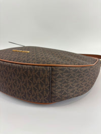 Dover Brown Large Half Moon Shoulder Bag