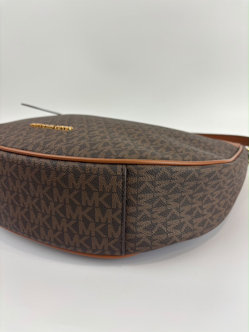 Dover Brown Large Half Moon Shoulder Bag