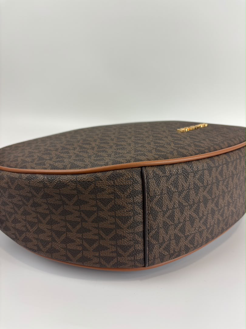 Dover Brown Large Half Moon Shoulder Bag