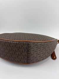 Dover Brown Large Half Moon Shoulder Bag