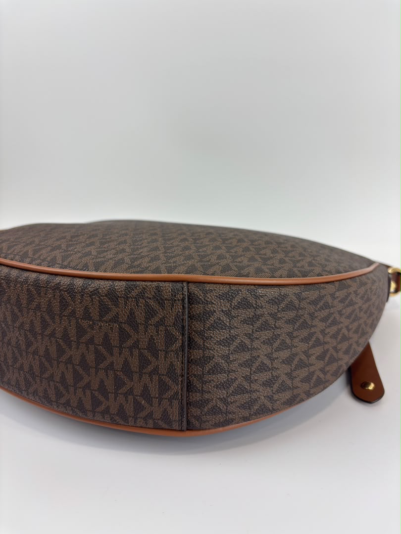 Dover Brown Large Half Moon Shoulder Bag