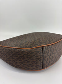 Dover Brown Large Half Moon Shoulder Bag