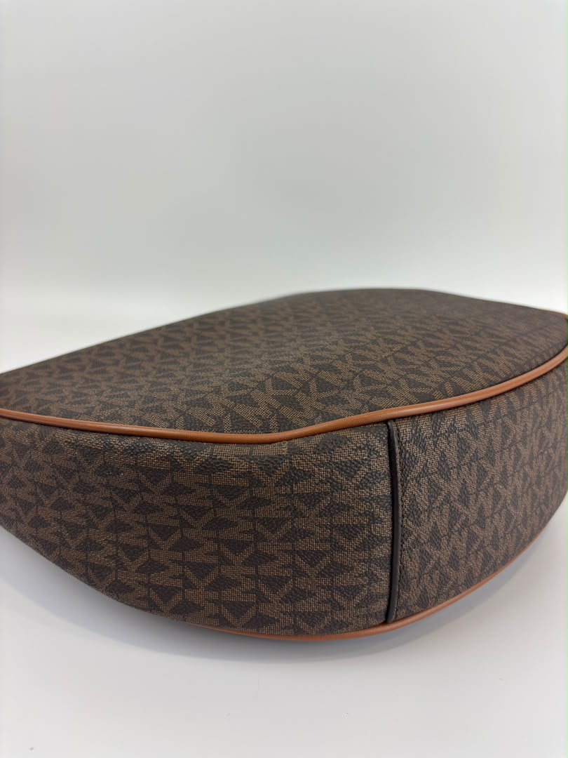 Dover Brown Large Half Moon Shoulder Bag