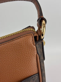 Dover Brown Large Half Moon Shoulder Bag