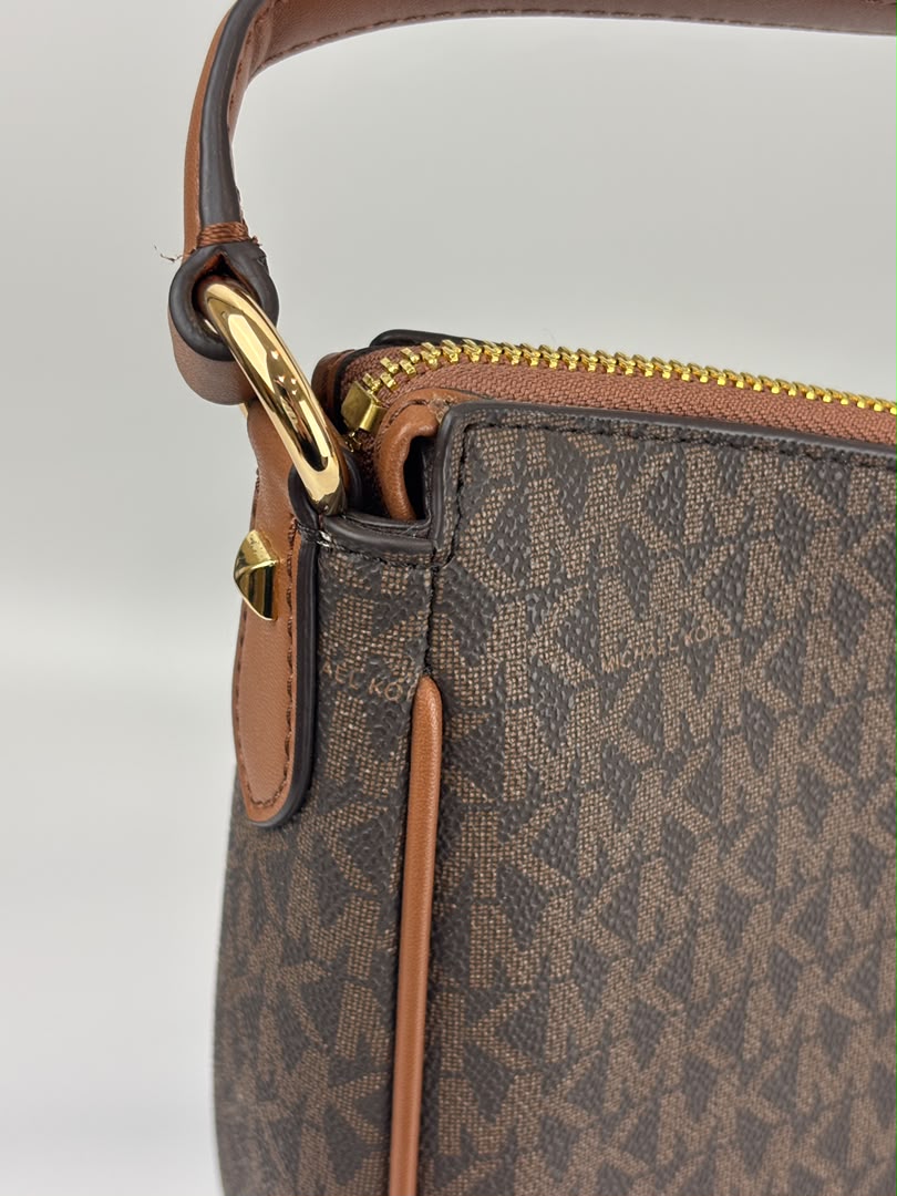 Dover Brown Large Half Moon Shoulder Bag