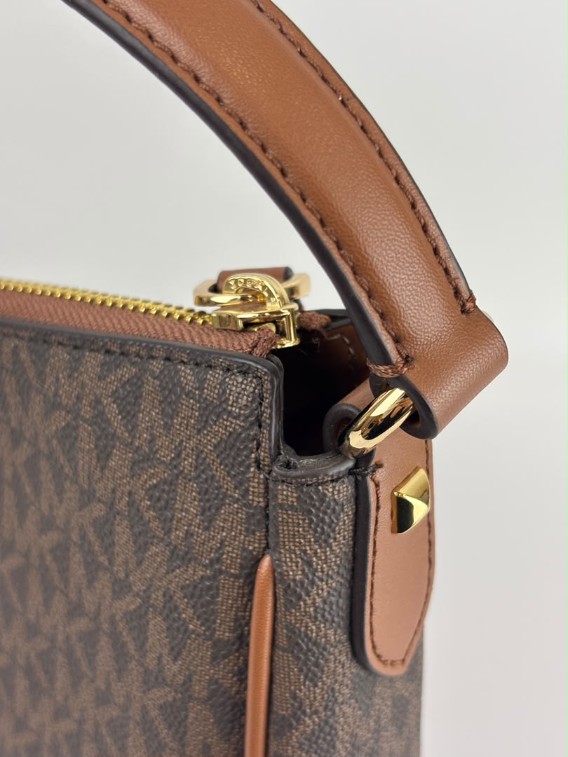 Dover Brown Large Half Moon Shoulder Bag