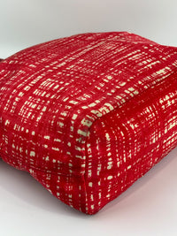 Tessuto Red & White Stampato Nylon 2-Way Tote