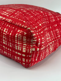 Tessuto Red & White Stampato Nylon 2-Way Tote