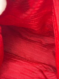 Tessuto Red & White Stampato Nylon 2-Way Tote