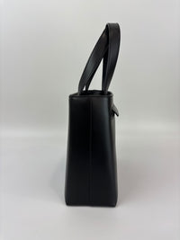 Gancini Top Handle Bag in Black