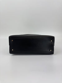 Gancini Top Handle Bag in Black
