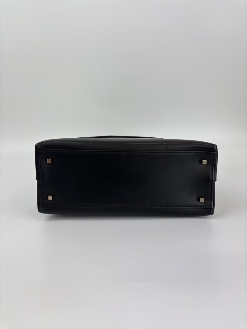 Gancini Top Handle Bag in Black