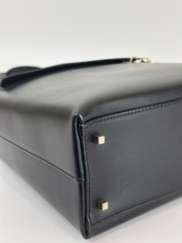 Gancini Top Handle Bag in Black
