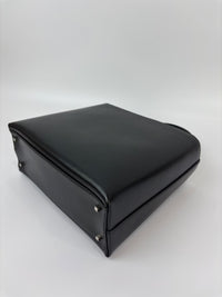 Gancini Top Handle Bag in Black