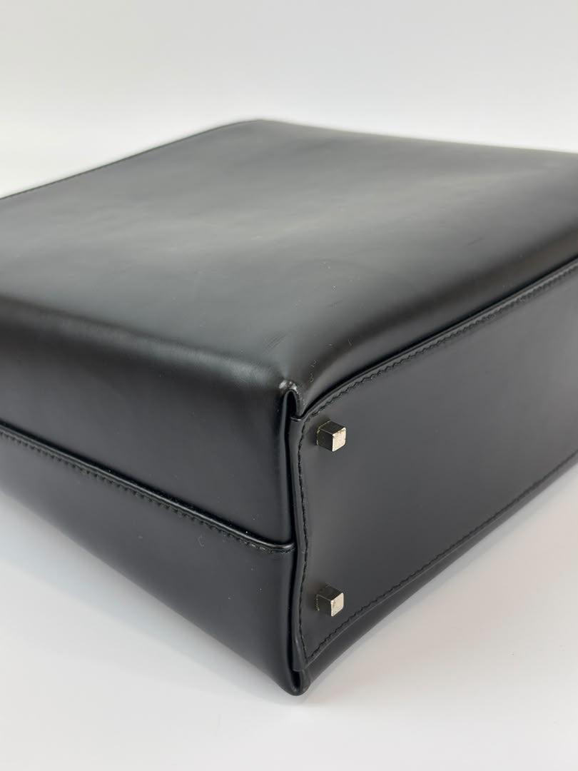 Gancini Top Handle Bag in Black