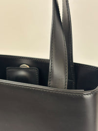 Gancini Top Handle Bag in Black