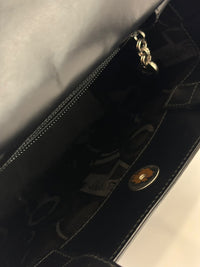 Gancini Top Handle Bag in Black