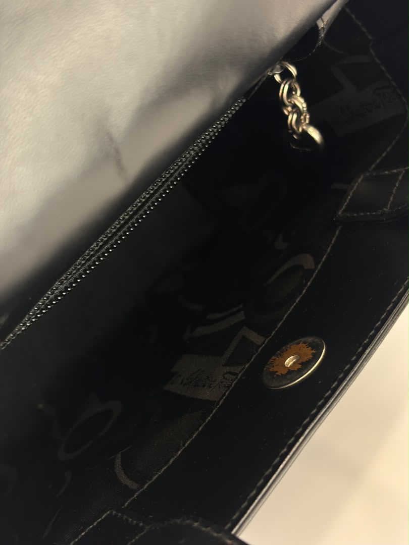Gancini Top Handle Bag in Black