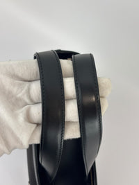 Gancini Top Handle Bag in Black