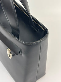 Gancini Top Handle Bag in Black
