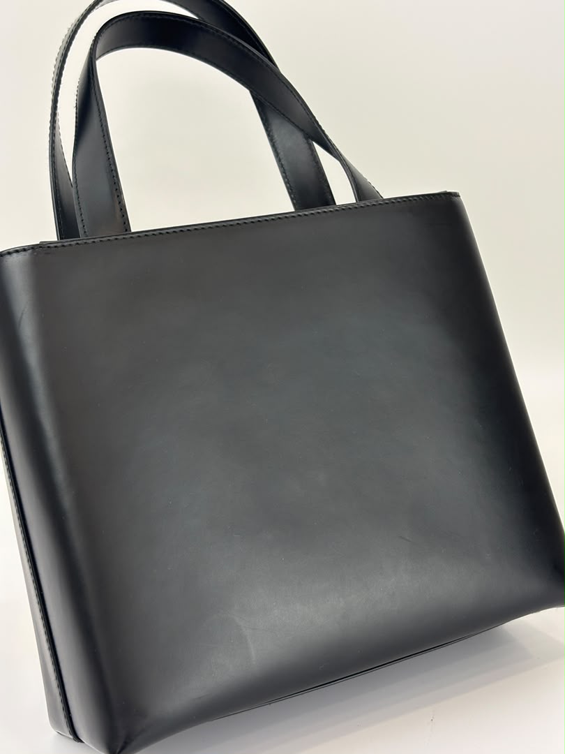 Gancini Top Handle Bag in Black