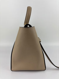 Mini Belt Bag in Light Taupe Grained Calfskin Leather