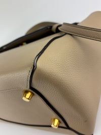 Mini Belt Bag in Light Taupe Grained Calfskin Leather