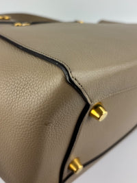Mini Belt Bag in Light Taupe Grained Calfskin Leather