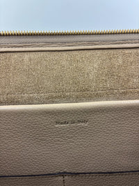 Mini Belt Bag in Light Taupe Grained Calfskin Leather