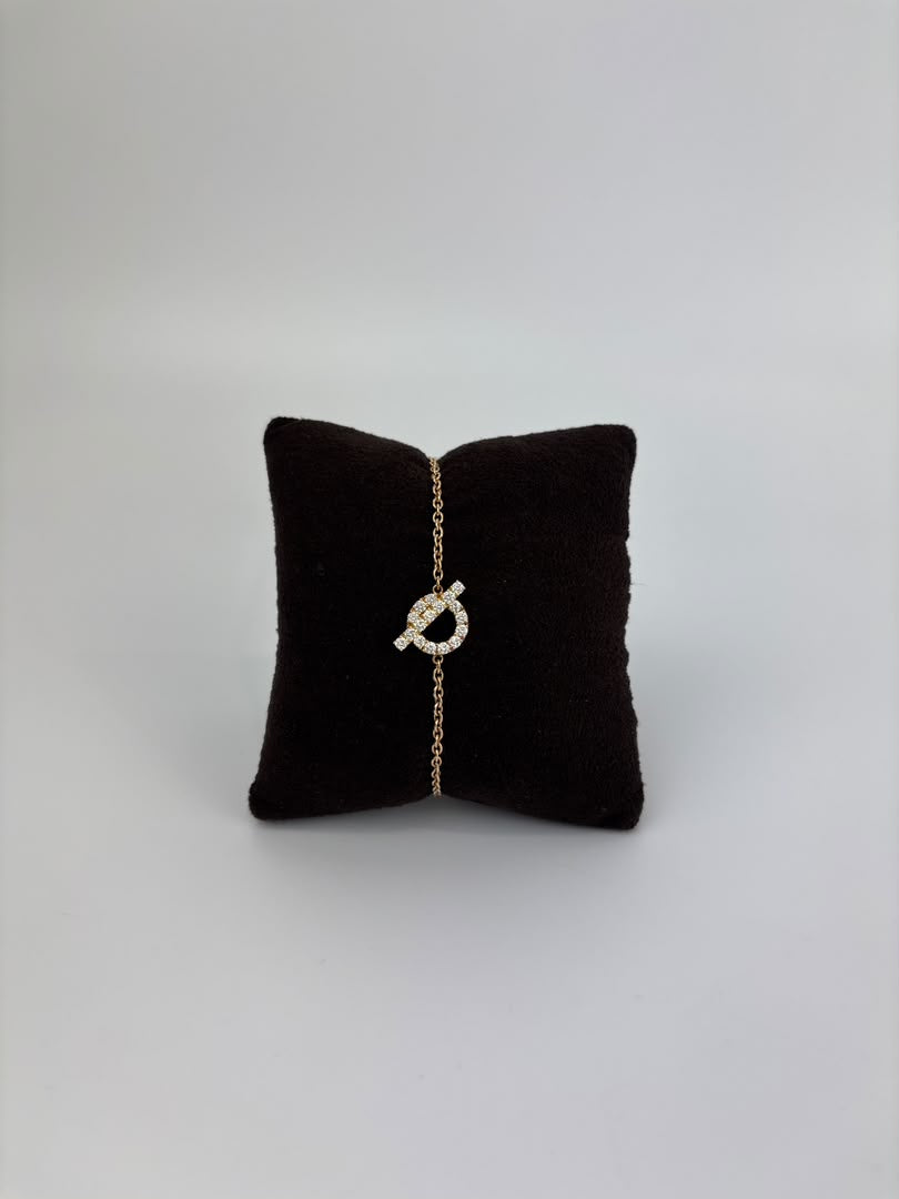 Finesse Bracelet Rose Gold with Diamonds