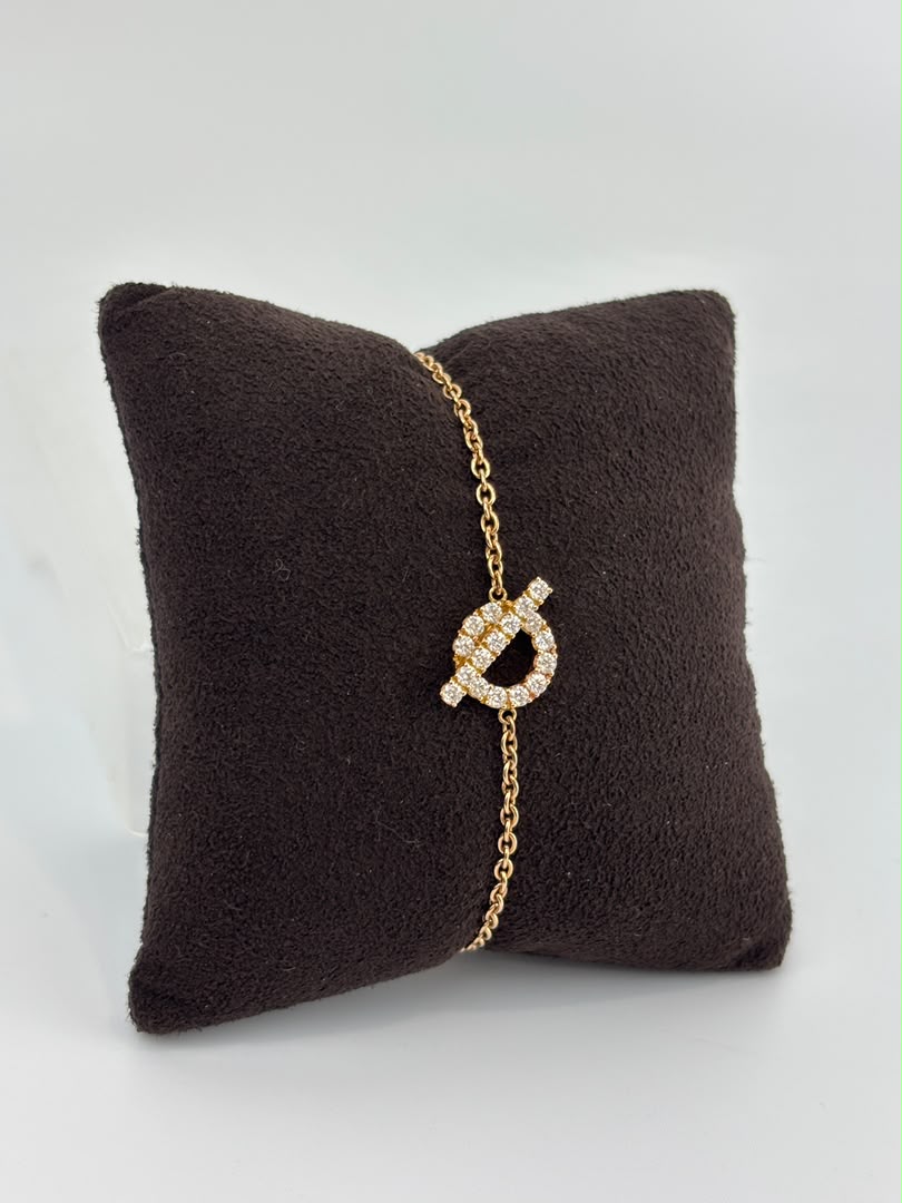 Finesse Bracelet Rose Gold with Diamonds