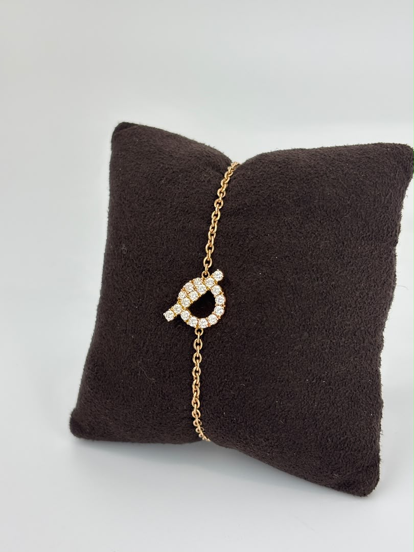 Finesse Bracelet Rose Gold with Diamonds