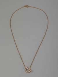 Finesse Pendant Necklace Rose Gold with Diamonds